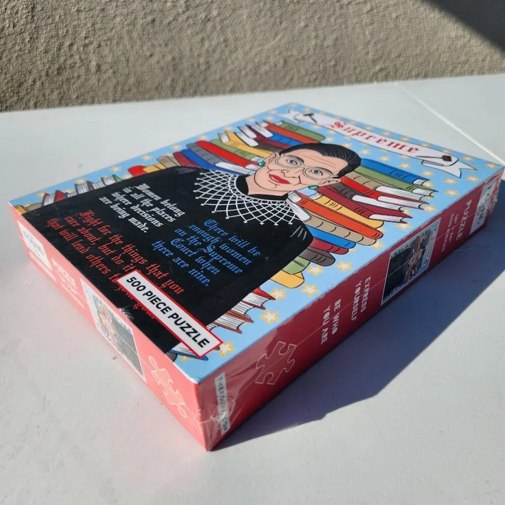 NEW Ruth Bader Ginsburg Jigsaw Puzzle 500 Piece The Found Supreme Court Women RB